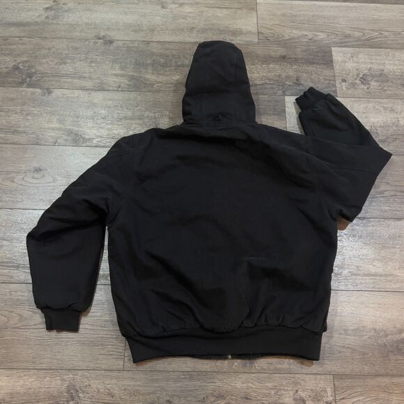 NWT! Dri Duck Black Carhartt Style Waterproof Hooded Canvas Jacket - Men's XL - Picture 10 of 12